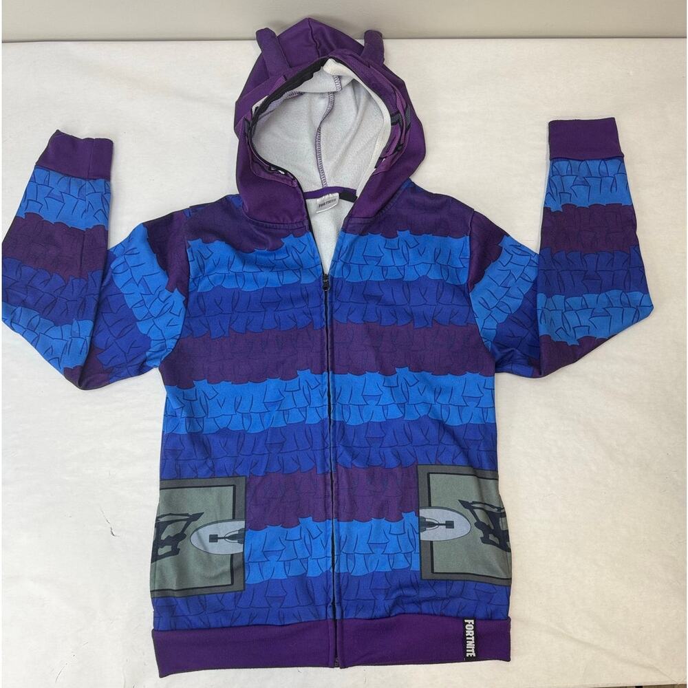 Fortnite Loot Llama Pinata Full Zip Hoodie Sweatshirt Bobcat Size XL
